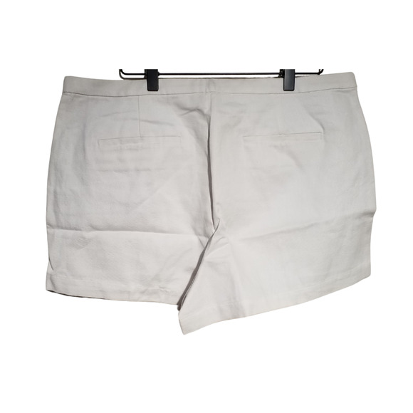 J Crew 3" Suit Short White Linen Blend Slant Pockets Size 14 NWOT - Picture 3 of 6